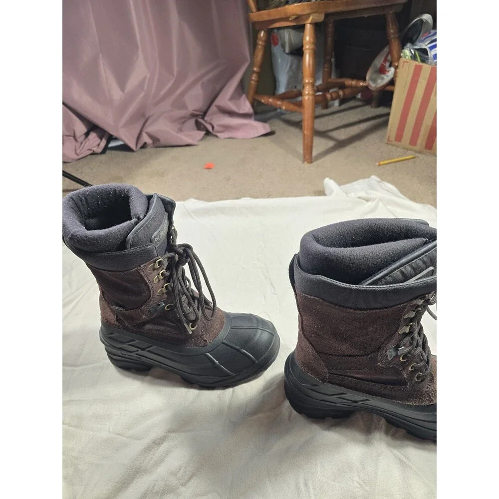 Kamik Mens Winter Boots Size 7 Brown And Black